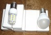 Фото Лампы светодиодные LED цоколь E27 6 шт (2 вида)